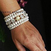 Украшения handmade. Livemaster - original item Copy of Copy of Bracelet pearl. Handmade.