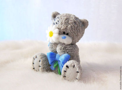 Мыло ручной работы. Ярмарка Мастеров - ручная работа Мыло Тедди с ромашкой. Handmade.