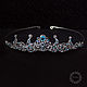 Корона с камнями голубой кварц "Ice crown", Короны, Санкт-Петербург,  Фото №1