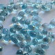 Топаз (Sky Blue Topaz) капля бусины с огранкой бриолет. Бусины. КАМНИ ИЗ ИНДИИ. Ярмарка Мастеров.  Фото №4