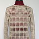 Cashmere! Silk! Jacket crochet 'crochet cell -2'. Suit Jackets. 'Crochet classics' YULIA (knittedclassics). My Livemaster. Фото №5