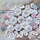 Knitted booties for scrapbooking. Elements for decoupage and painting. Natalie crochet flowers. My Livemaster. Фото №5