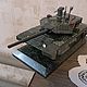 Модель танка т90 м из камня змеивика, также , вертолёт , тигр . Камни. Veneamin. Интернет-магазин Ярмарка Мастеров.  Фото №2