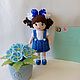 Кукла Школьница. Амигуруми куклы и игрушки. Екатерина Григорьева (katrinbiser) (katrinbiser). Ярмарка Мастеров.  Фото №6