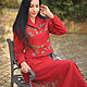 Warm suit with hand embroidery ' Kalina red', Suits, Vinnitsa,  Фото №1