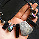 Order Necklace choker of the large agate and pyrite. Jewelry Elena. Livemaster. . Chokers Фото №3