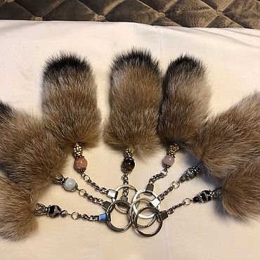 Аксессуары ручной работы. Ярмарка Мастеров - ручная работа Брелок из рыси. Handmade.
