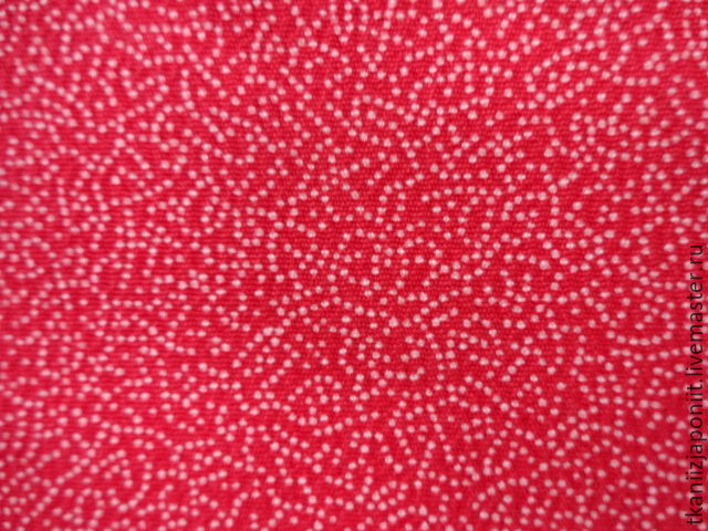 Japanese silk 'Red 1' Art work, Fabric, Chelyabinsk,  Фото №1