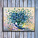 Oil painting with flowers Breathe flowers, Pictures, Moscow,  Фото №1
