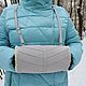 Clutch Bag for hands made of suede and sheepskin fur Milk. Clutch. Katorina Rukodelnica HandMadeButik. Online shopping on My Livemaster.  Фото №2