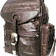 Men's western leather backpack "Singing Yippie Aye". Men\\\'s backpack. CRAZY RHYTHM bags (TP handmade). My Livemaster. Фото №4