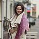Women's cotton handkerchief in boho style berry. Shawls1. ZanKa. My Livemaster. Фото №6