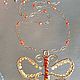 Колье с сапфирами в стиле Wire Wrap. Колье. NathalisJewelry. Ярмарка Мастеров.  Фото №6