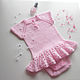Knitted bodysuit. Baby bodysuit. Klubok. Online shopping on My Livemaster.  Фото №2