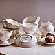 Marshmallow service.. Handmade dishes, ceramics, Tea & Coffee Sets, Zhukovsky,  Фото №1