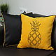 Series 'Explosive Pineapple' Color Yellow. Pillow. colormetrika. My Livemaster. Фото №4