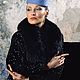 Голубая шляпка таблетка с вуалью. Шляпы. Анна Андриенко (Головные уборы). Интернет-магазин Ярмарка Мастеров.  Фото №2