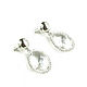 Order Earrings with cubic zirconia silver, transparent earrings, large earrings. Irina Moro. Livemaster. . Earrings Фото №3
