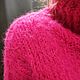 Cozy sweater with beautiful sleeves made of fluffy alpaca Yeti. Sweaters. svetlana-sayapina. My Livemaster. Фото №5