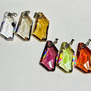 Украшения ручной работы. Ярмарка Мастеров - ручная работа Подвеска Swarovski Art 50мм Crystal. Handmade.