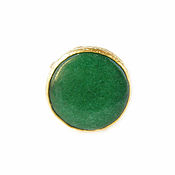 Украшения handmade. Livemaster - original item Large green ring with agate, buy a ring with a stone. Handmade.
