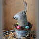 Easter Bunny Zack textile doll. Rag Doll. Goog attik Laura 9437. My Livemaster. Фото №6