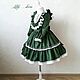 Заказать Платье "Барышня" благородный сатин Изумруд. Little___dress. Ярмарка Мастеров. . Платье Фото №3