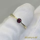 Ring 'Light style' gold 585 (yellow), rhodolite. VIDEO. Rings. MaksimJewelryStudio. My Livemaster. Фото №6