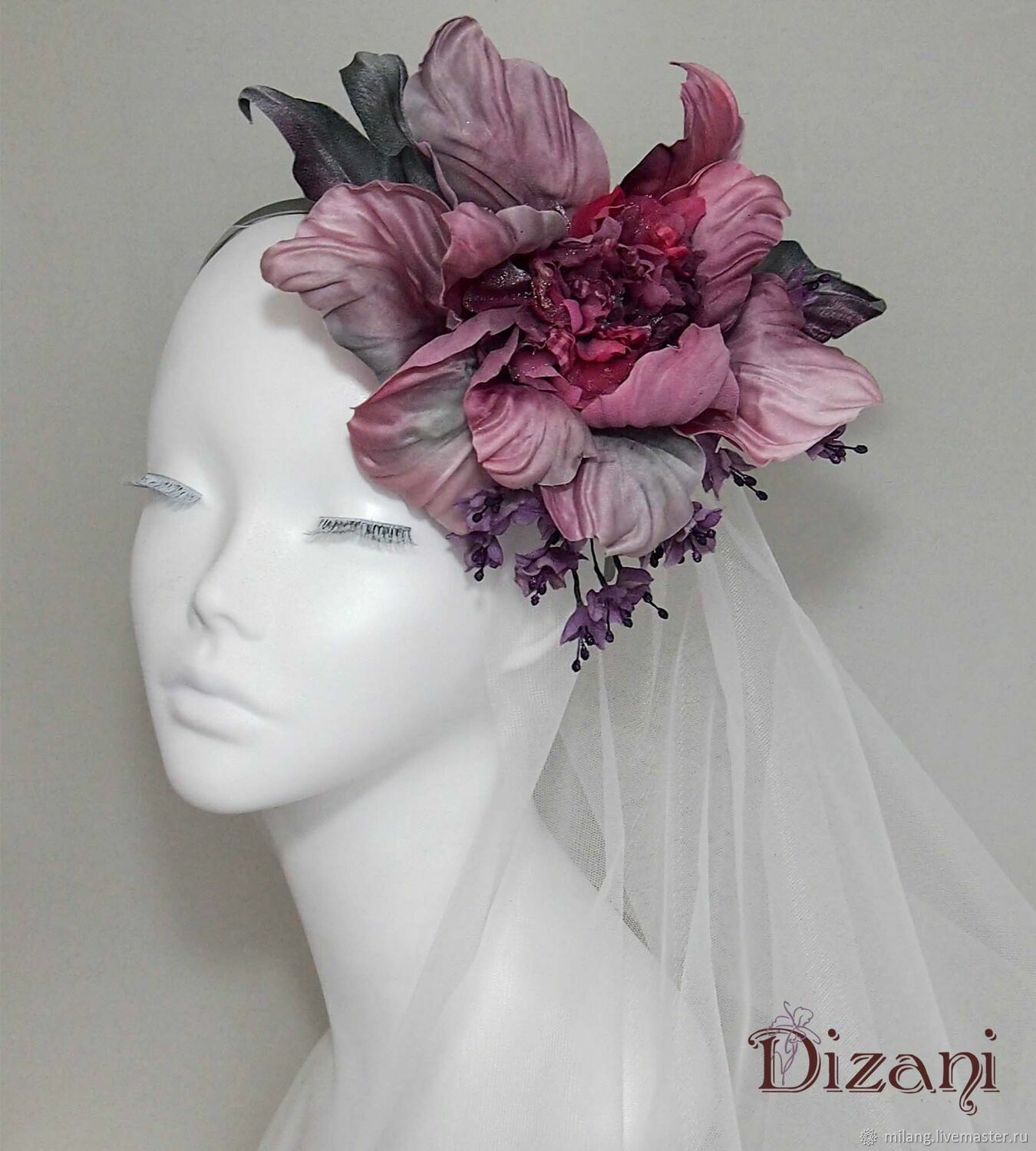 Silk on sale flower headdress