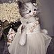 Marshmallow is a Cat toy. Teddy Toys. Knitted toys Olga Bessogonova. My Livemaster. Фото №4