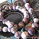 Order Jasper beads landscape 'Charoit' 10,0 mm Classic. Rimliana - the breath of the nature (Rimliana). Livemaster. . Beads2 Фото №3