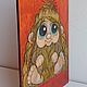 Домовенок - оберег для дома, дощечка. Подвески. Мастерская  К.. Ярмарка Мастеров.  Фото №5