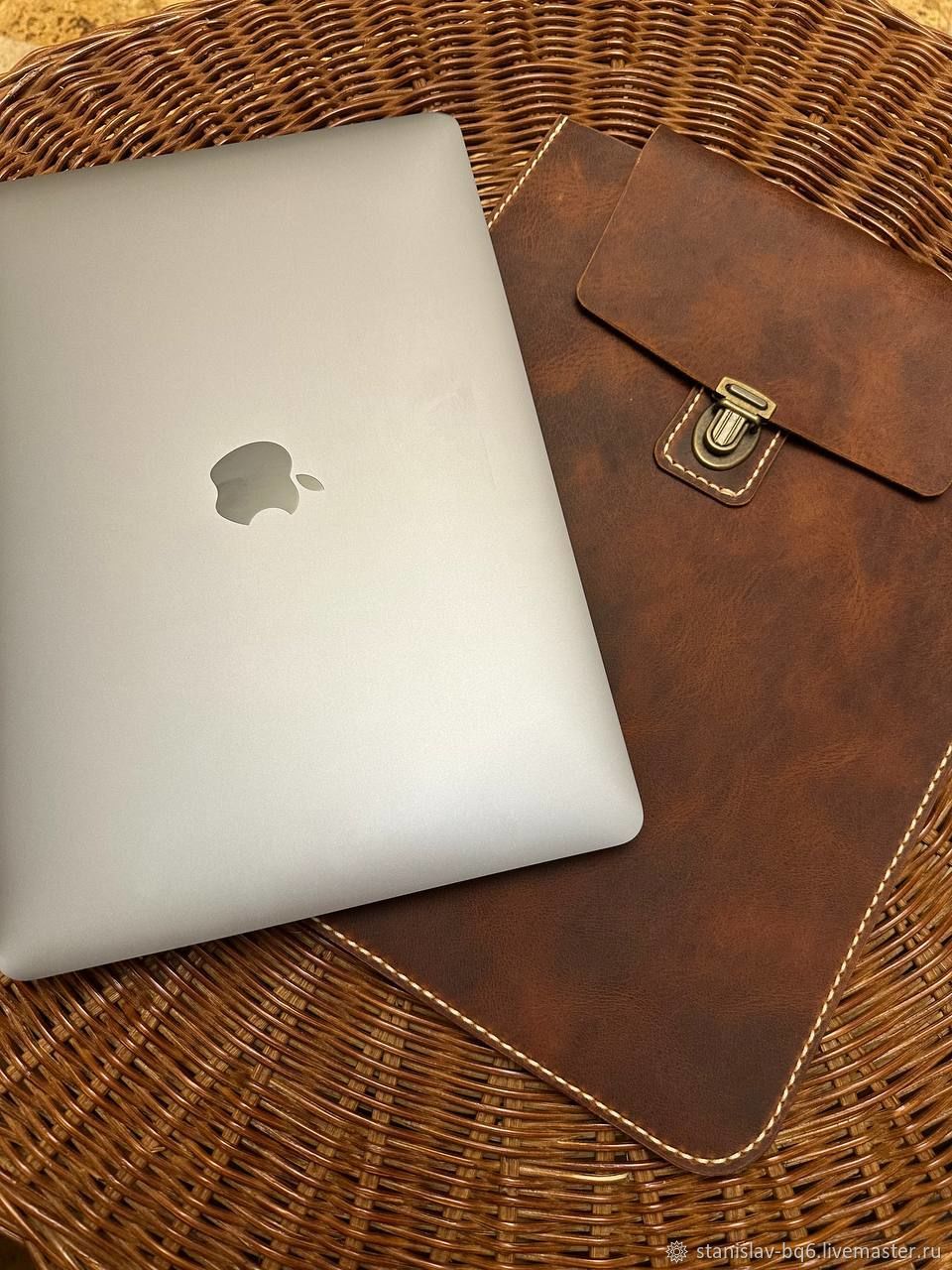 Кожаный чехол для ноутбука Macbook в интернет-магазине Ярмарка Мастеров ...