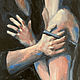 Order Kiss, oil painting on canvas, lovers, two, love. myfoxyart (MyFoxyArt). Livemaster. . Pictures Фото №3