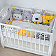 Bumpers animals for a cot, Sides for crib, Moscow,  Фото №1