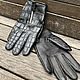 Women's crocodile leather gloves. Gloves. exotiqpython. My Livemaster. Фото №4