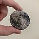  Брошь Луна вышитая из японского бисера. Брошь-булавка. BerryBrooch. Ярмарка Мастеров.  Фото №5