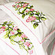 Pillowcase is made of coarse calico with embroidery Richelieu Gift for any occasion, Pillowcases, Taganrog,  Фото №1