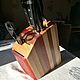 ПОДСТАВКА ДЛЯ НОЖЕЙ. Кухонные ножи. Woodgram. Интернет-магазин Ярмарка Мастеров.  Фото №2