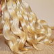 Hair for dolls (wheat, washed, combed, hand-dyed) Curls Curls for Curls for dolls, dolls to buy Hair for dolls, buy Handmade Fair Masters Puppenhaar
