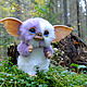 Могвай Гизмо Гремлин Гремлины Gizmo Mogwai Art doll Gremlins. Мягкие игрушки. Ralf Toys - мастерская волшебных существ. Интернет-магазин Ярмарка Мастеров.  Фото №2