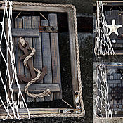 Картины и панно handmade. Livemaster - original item A wall decor Hut by the sea.Loft. Sea style. Handmade.