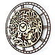 Wall clock 'Peonies-Rome' double, 50 cm. Watch. art-clock (art-clock). Online shopping on My Livemaster.  Фото №2