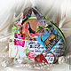 Order Cosmetic bag 'Yoke' cotton. Natali - travel cosmetic bags. Livemaster. . Beauticians Фото №3