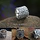 Anillo con runoj algiz. Rings. Nomikon - Oleg Sobolev. Интернет-магазин Ярмарка Мастеров.  Фото №2
