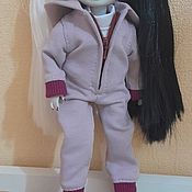 Куклы и игрушки handmade. Livemaster - original item Purple jumpsuit. Handmade.