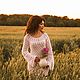 Платье крючком «Бубочки». Платья. Ekaterina-bychenkova. Ярмарка Мастеров.  Фото №5