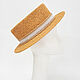 Straw boater hat. Pumpkin Color. Hats1. Exclusive HATS. LANA ANISIMOVA.. My Livemaster. Фото №6