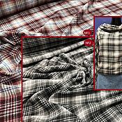 Материалы для творчества handmade. Livemaster - original item Fabrics:COTTON PLAID SHIRT ITALY - 2 TYPES. Handmade.