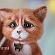  Рыжий котенок Люси. Войлочная игрушка. KravetsTatyana. Интернет-магазин Ярмарка Мастеров.  Фото №2